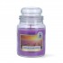 Magic Lights Lavender scent candle with wood wick in jar 510g