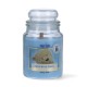 Magic Lights Musk&Talc scent candle with wood wick in jar 510g