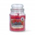 Magic Lights Red Fruits scent candle with wood wick in jar 510g