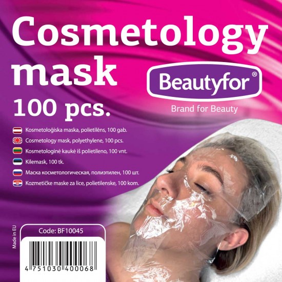 SPA Cosmetology Polyethylene Facial Masks 100pcs