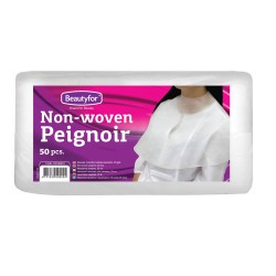 Non-woven Peignoir white 50pcs