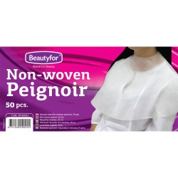 Non-woven Peignoir white 50pcs