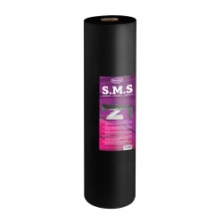 Black SMS Flizelin Couch Roll, 80 cm x 150 m