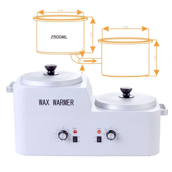 Beautyfor Double-Tank Wax Heater 2.5 L x 2