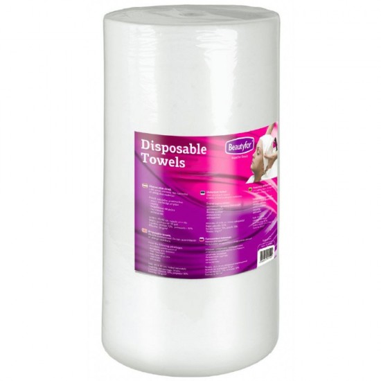 Disposable Soft Spunlace Towels Beautyfor (35x70) for hairdressers (100)