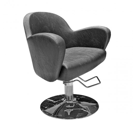 Hydraulic client chair for hair salon Y296 black