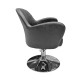 Hydraulic client chair for hair salon Y296 black