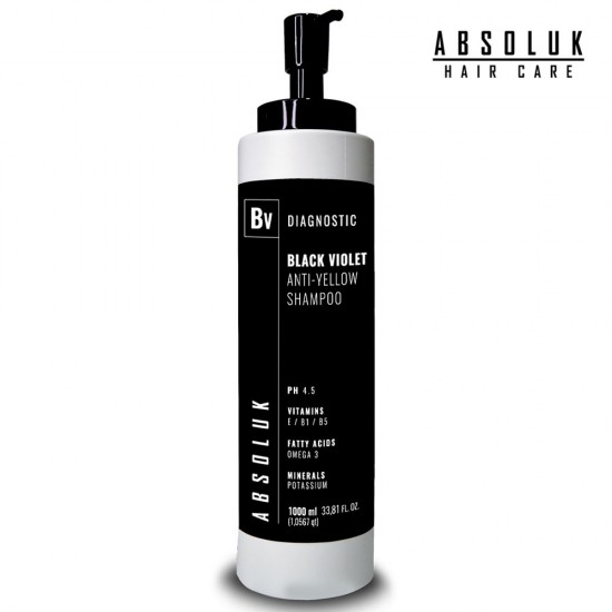 Absoluk Diagnostic Black Violet shampoo for neutralizing yellow tones 1000ml