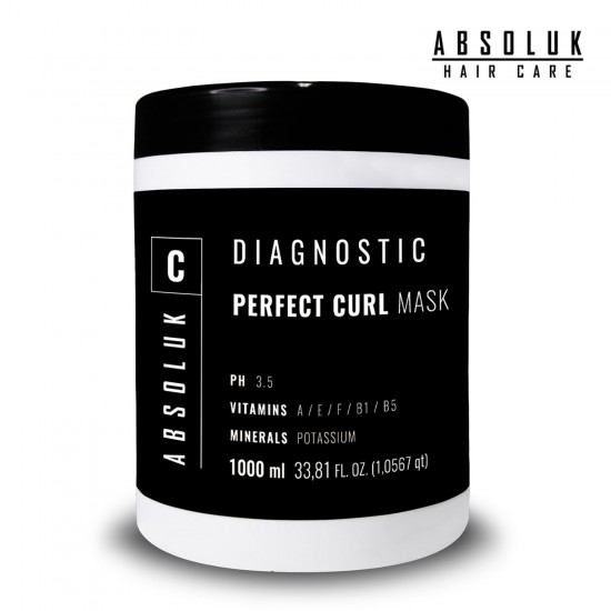 Absoluk Diagnostic Perfect Curl mask for curly or wavy hair 1000ml