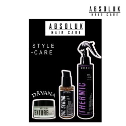 Absoluk Kit Style & Care - Serum + Thermic + Texture