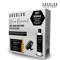 Absoluk Kit Hair Revival - Hair Ampoules + Shampoo + Comb