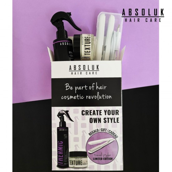 Absoluk Kit Style - Thermic + Texture + Iron Straightener