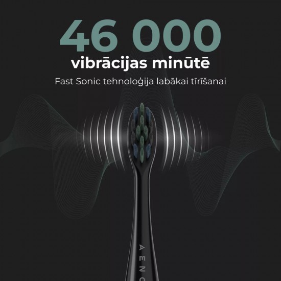Aeno Sonic DB2S smart electric toothbrush black 12 modes