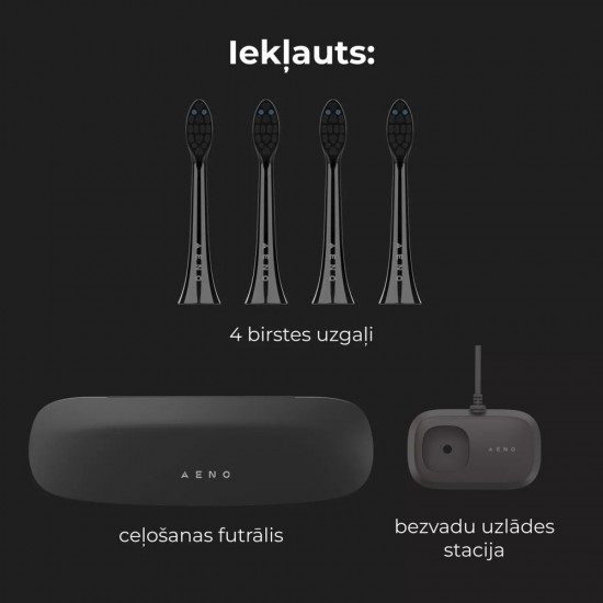 Aeno Sonic DB4 electric toothbrush black 9 modes