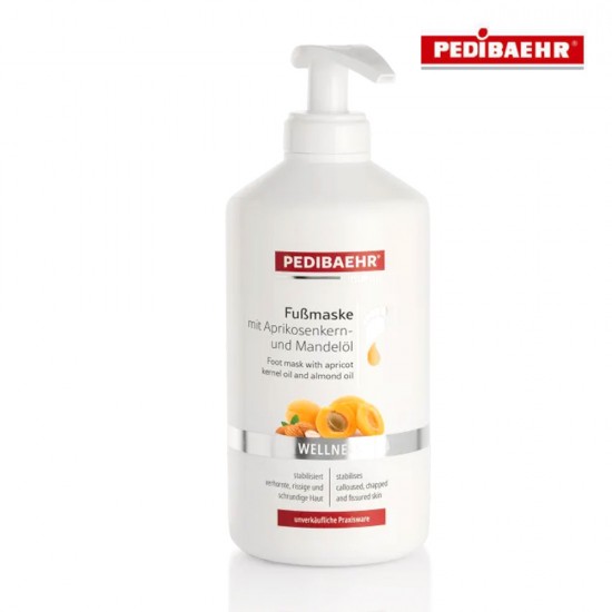Pedibaehr Wellness Fusmaske foot mask with Apricot Kernel and Almond Oil 500ml