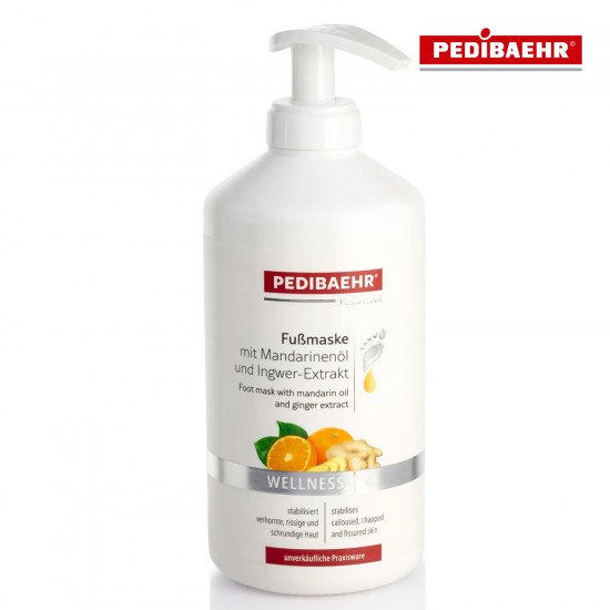 Pedibaehr Wellness Fusmaske foot mask with mandarin oil and ginger 500ml