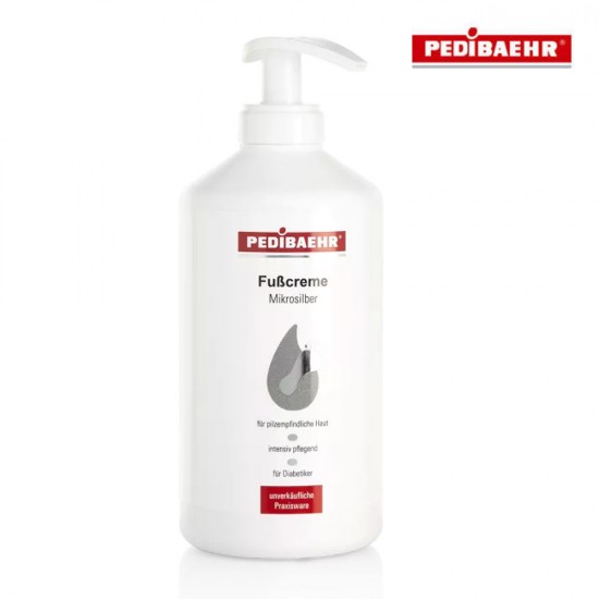Pedibaehr Fußcreme Mikrosilber foot cream with microsilver 500ml