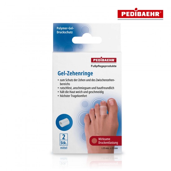 Pedibaehr gel corn protection pad ring, medium 2pcs