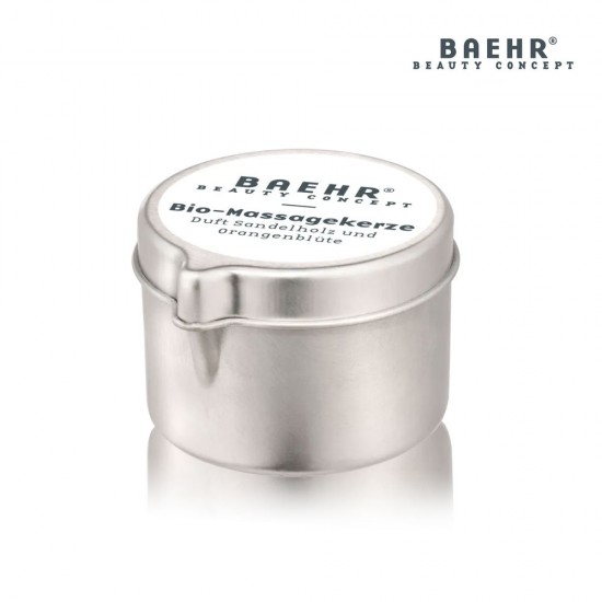 Baehr Bio-Massagekerze organic massage candle with sandalwood and orange blossom 50ml