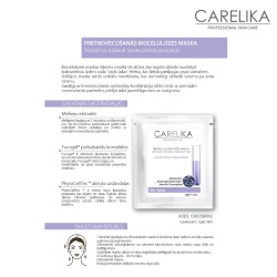 Carelika Biocellulose Face & Neck Mask Anti-Aging blueberry extract 18ml