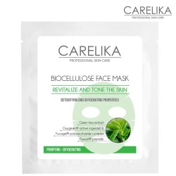 Carelika Biocellulose Face Mask Purifying-Oxygenating green tea extract 8ml