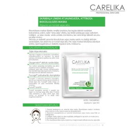 Carelika Biocellulose Face Mask Purifying-Oxygenating green tea extract 8ml