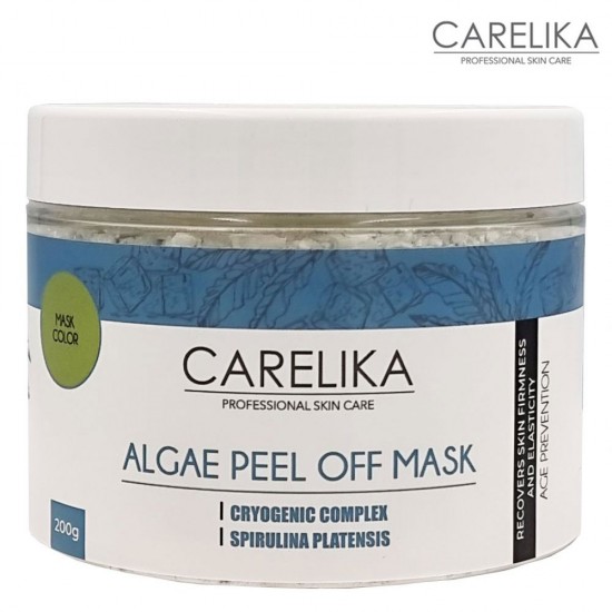 Carelika Algae Peel Off Mask Cryogenic Complex Spirulina Platensis 200g