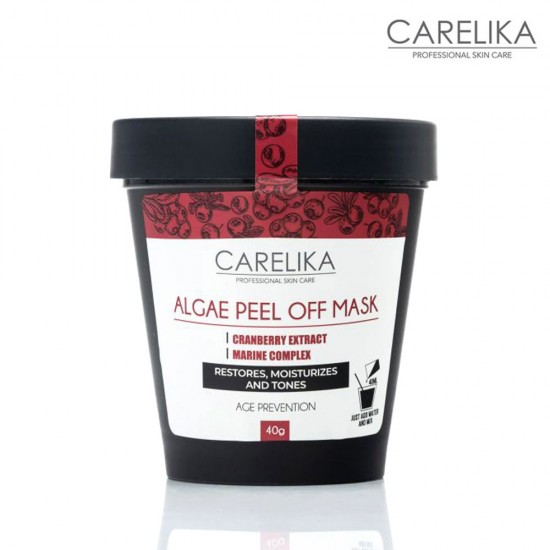 Carelika Algae Peel Off Mask Cranberry Extract Marine Complex 40g