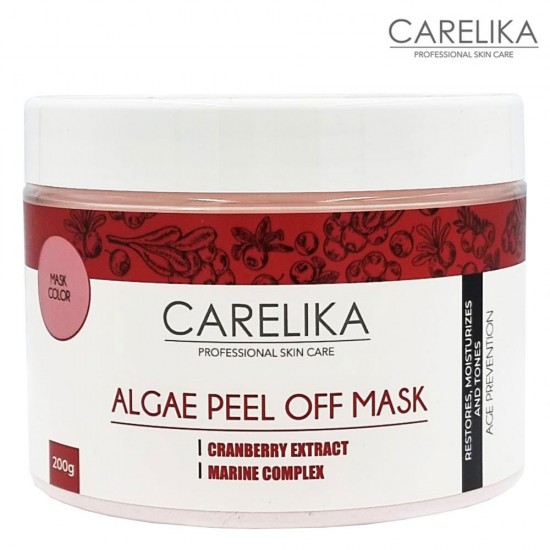 Carelika Algae Peel Off Mask Cranberry Extract Marine Complex 200g
