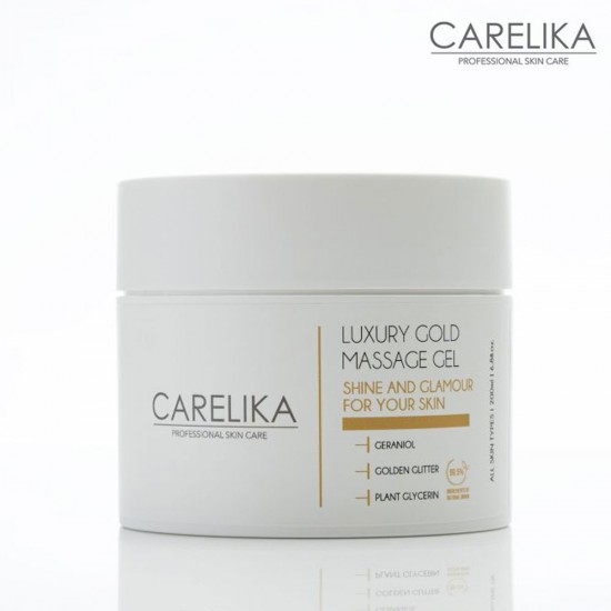 Carelika Luxury Gold Massage Gel for face and body 200ml
