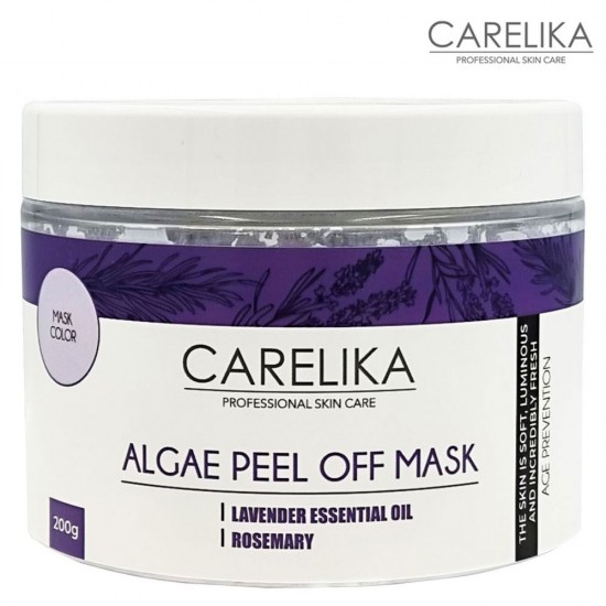 Carelika Algae Peel Off Mask Lavender Essential Oil Rosemary 200g