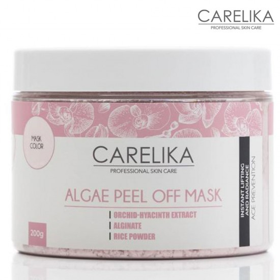 Carelika Algae Peel Off Mask Orchid-Hyacinth Extract for mature skin 200g