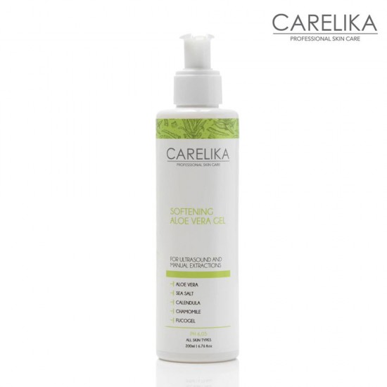 Carelika Softening Aloe Vera Gel for mechanical and ultrasonic facial cleansing 200ml