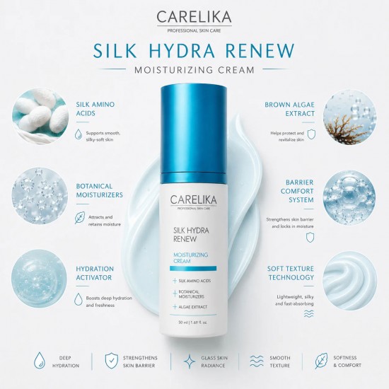 Carelika Silk Hydra Renew Moisturizing Cream 50ml