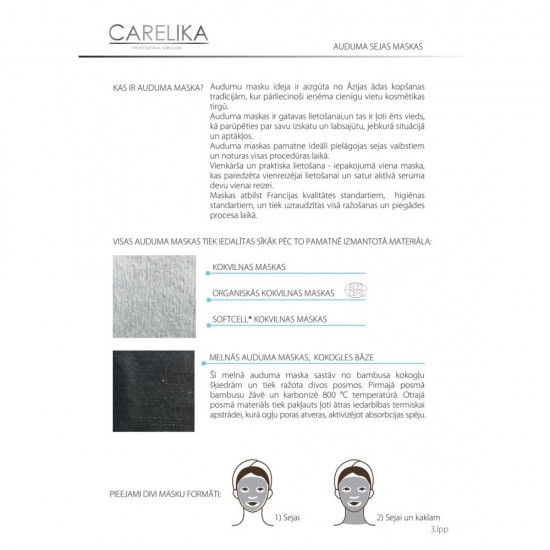 Carelika Tissue Face Mask Anti-Aging hyaluronic acid 23ml