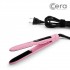 Cera Bullet Pastel Pink hair straightener in arrow shape pastel pink