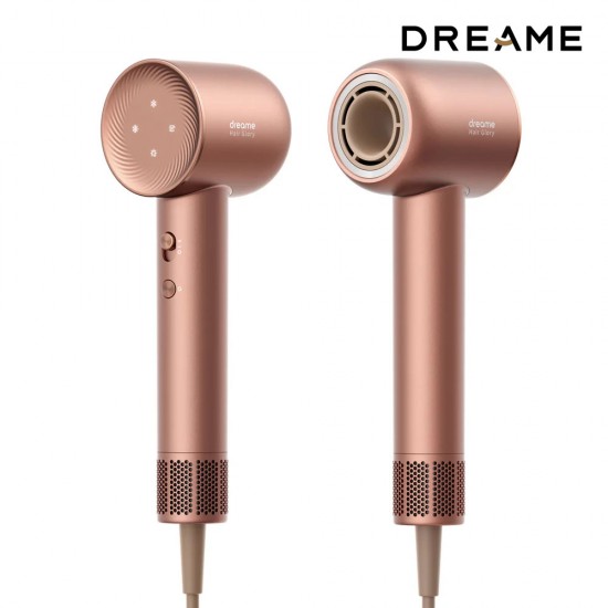Dreame Hair Glory hair dryier pink gold