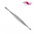 Erlinda blackhead and pimple removal tool with spoon and pointed tip 108mm