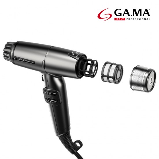 Gama iQ MAX Lite professional hair dryer 1700W grey