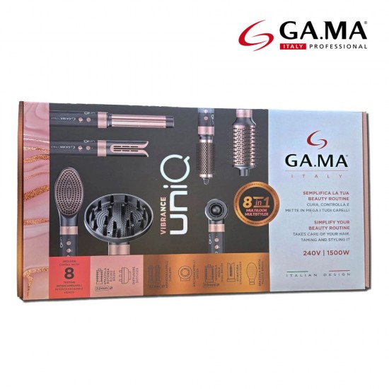 Gama UniQ Vibrance 8-in-1 Hair Multistyler