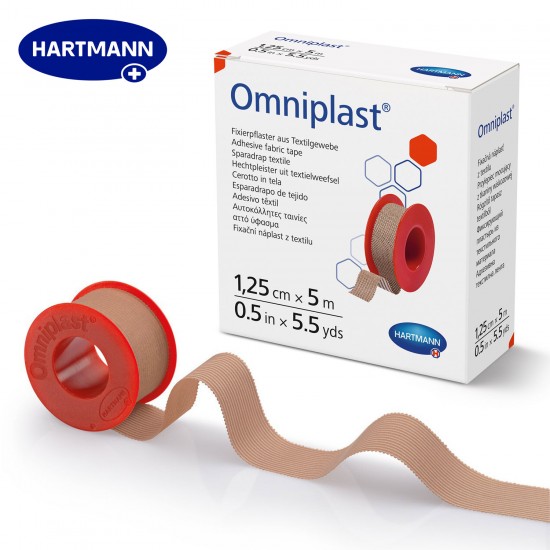 Hartmann Omniplast fixation plaster 1.25cm x 5m
