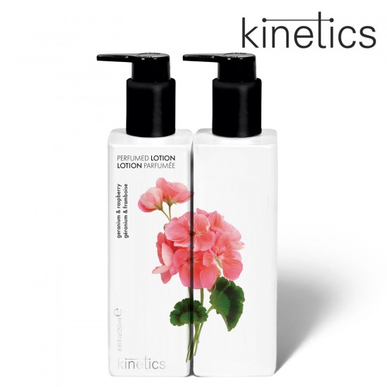 Kinetics Hand & Body Lotion Geranium & Raspberry 250ml