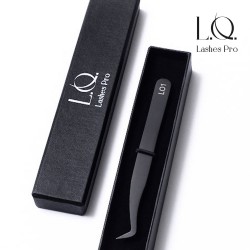 LO Lashes Pro LO1 Black Sensation eyelash tweezers 1cm