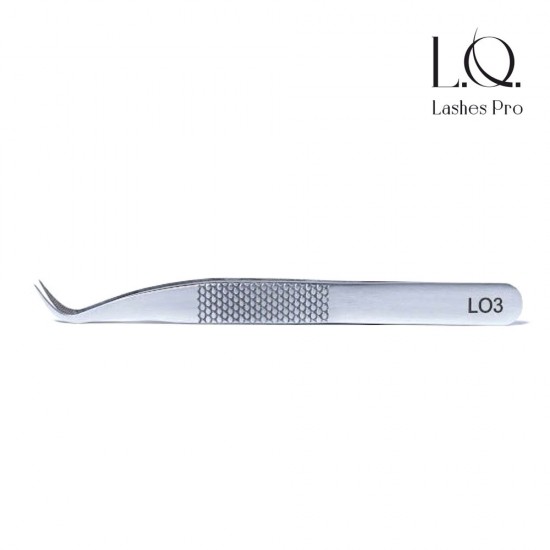 LO Lashes Pro LO3 eyelash tweezers 45°