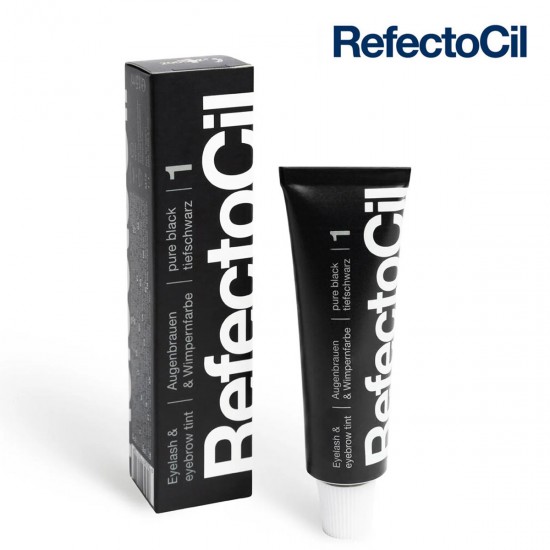 RefectoCil 1 Pure Black lashes and brows tint 15ml