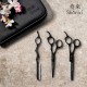 Shorai Starting Set Matt Black scissors set with razor