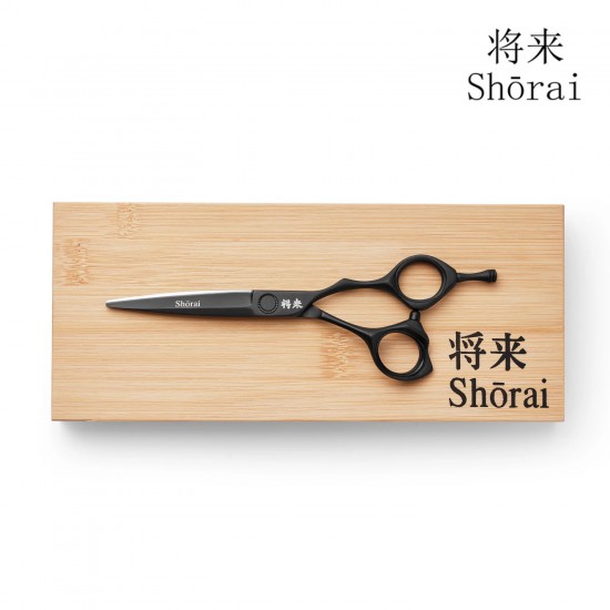 Shorai Katana Matt Black 5.5 professional hairdressing scissors