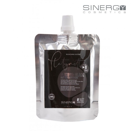 Sinergy Platinum Black Charcoal gentle creamy lightener 250ml