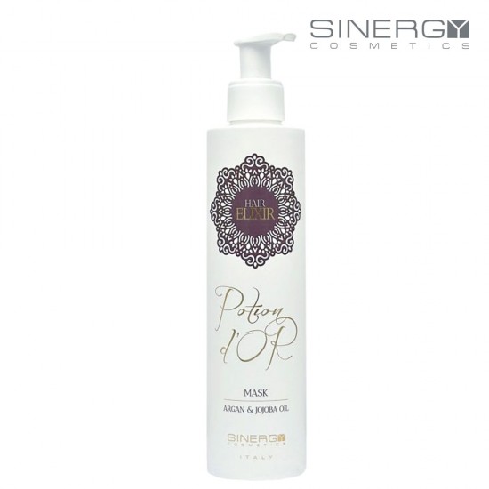 Sinergy Potion D'Or deeply nourishing hair mask with Argan and Jojoba oil 250ml