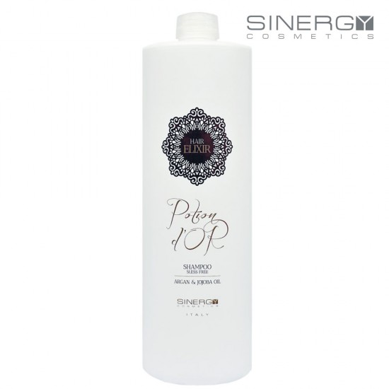 Sinergy Potion D'Or restorative nourishing shampoo with Argan and Jojoba Oil 1000ml